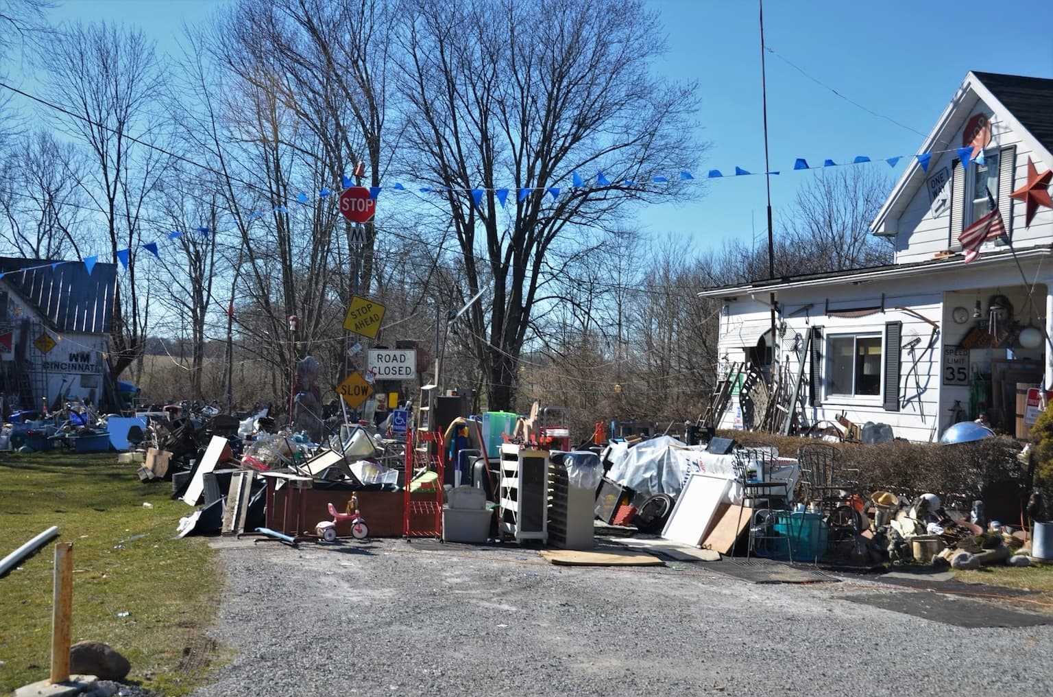 Whole-property cleanout, emptied and hauled off